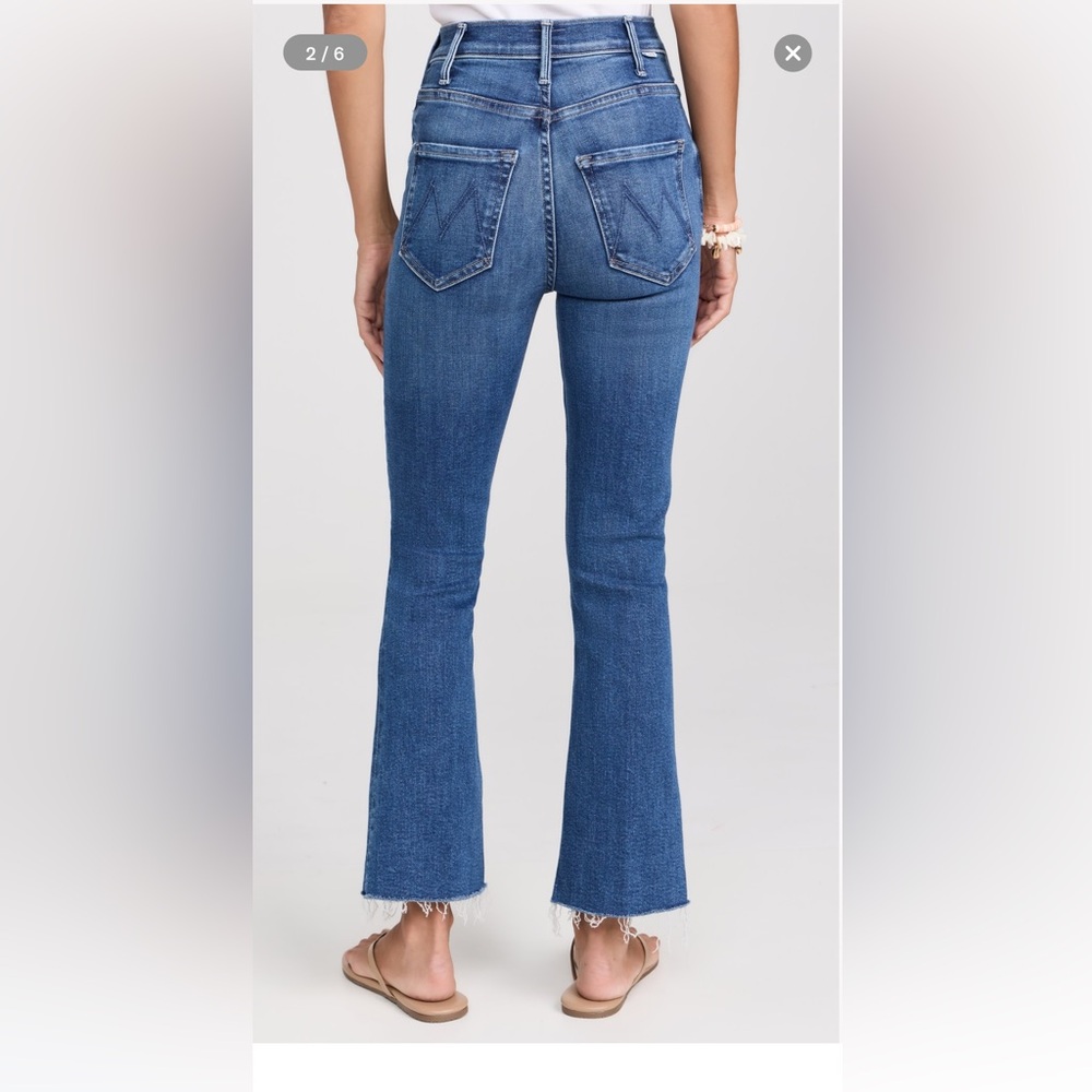 MOTHER Hustler Ankle Fray Size 25